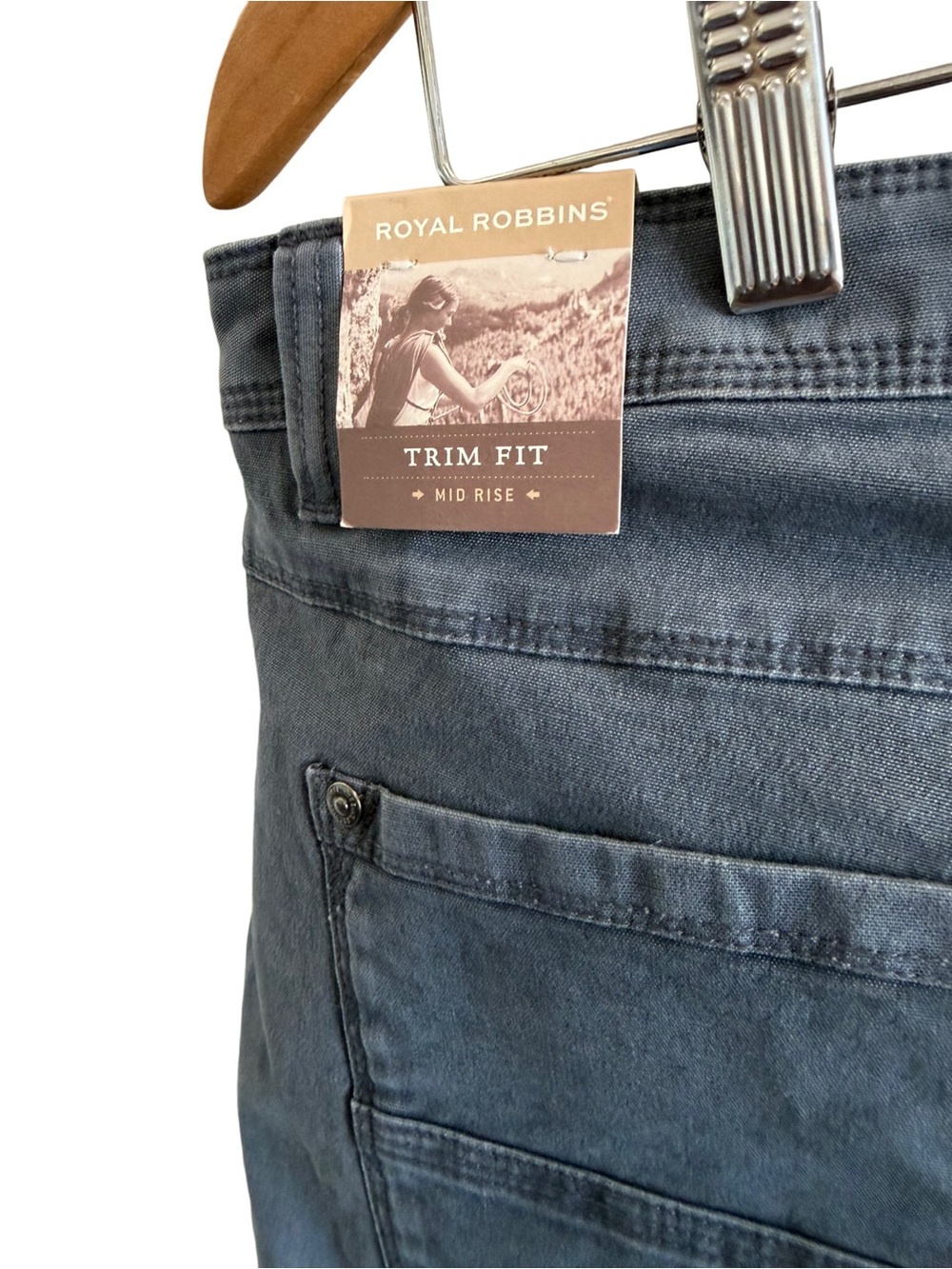 NWT Royal Robbins Billy Goat Stretch Boulder Pants Organic Canvas Size 12 - Picture 6 of 12